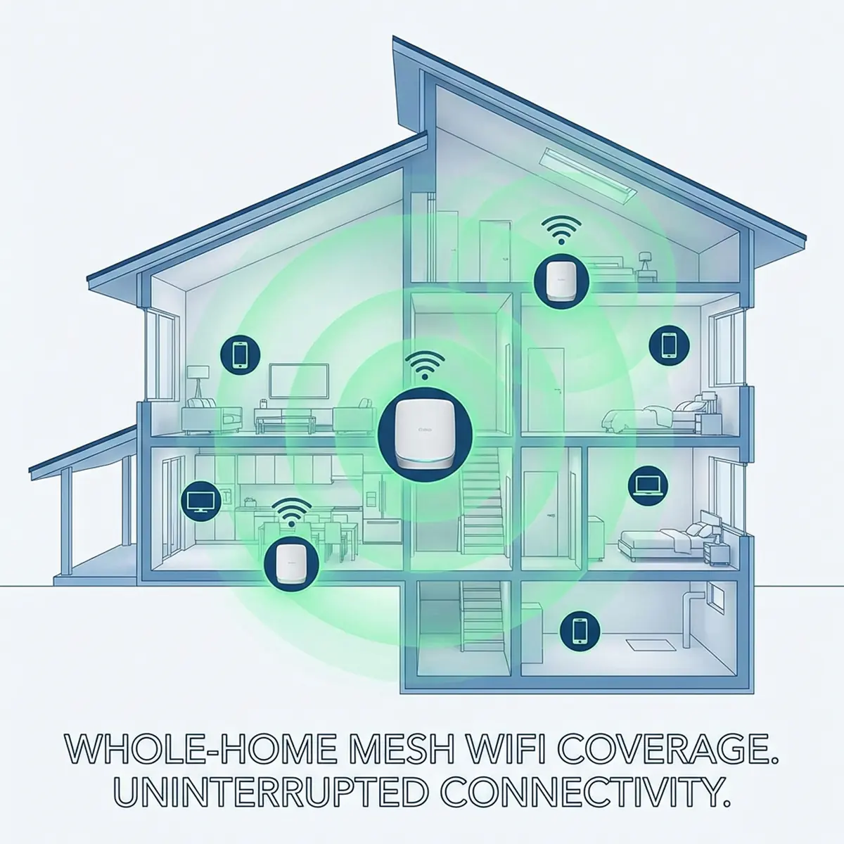 Cobertura WiFi total en casa con sistema Mesh - Redes en Huesca